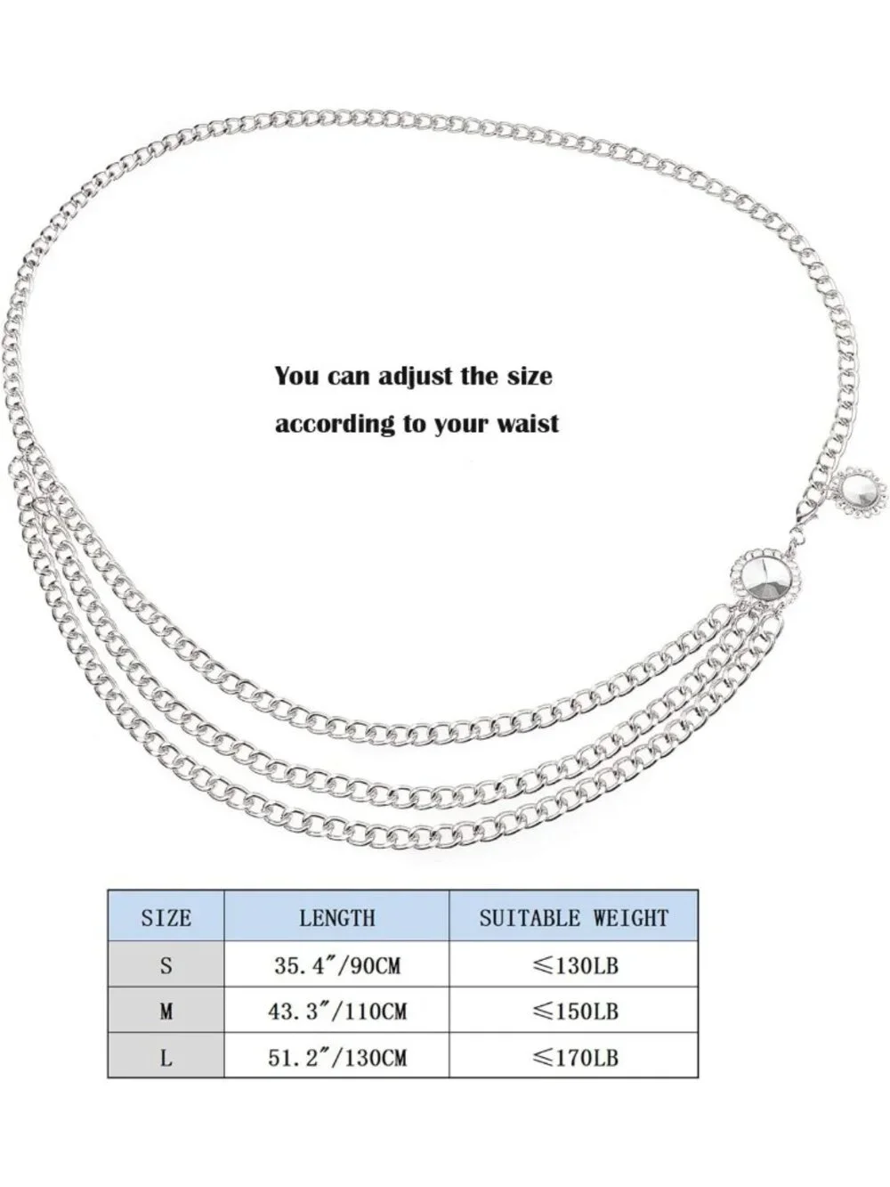 Stylish Multilayer Waist Chain Belt for Women - Trendy Body & Belly Accessory